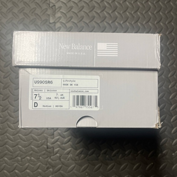 New Balance 990 v6 Mens Size 7.5 Womens 9 Made in USA Salmon U990SR6 Shoes NEW - Picture 10 of 11